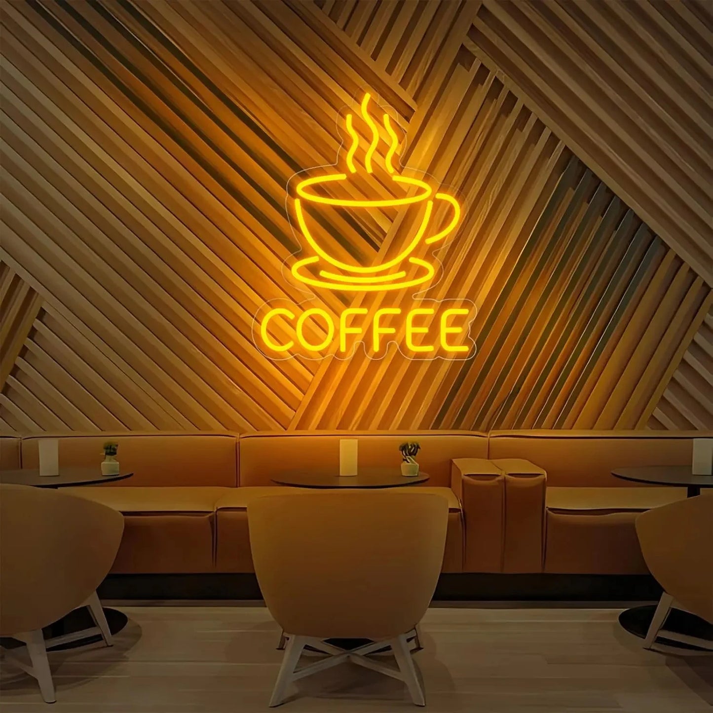 Coffee Lovers Light Up Sign