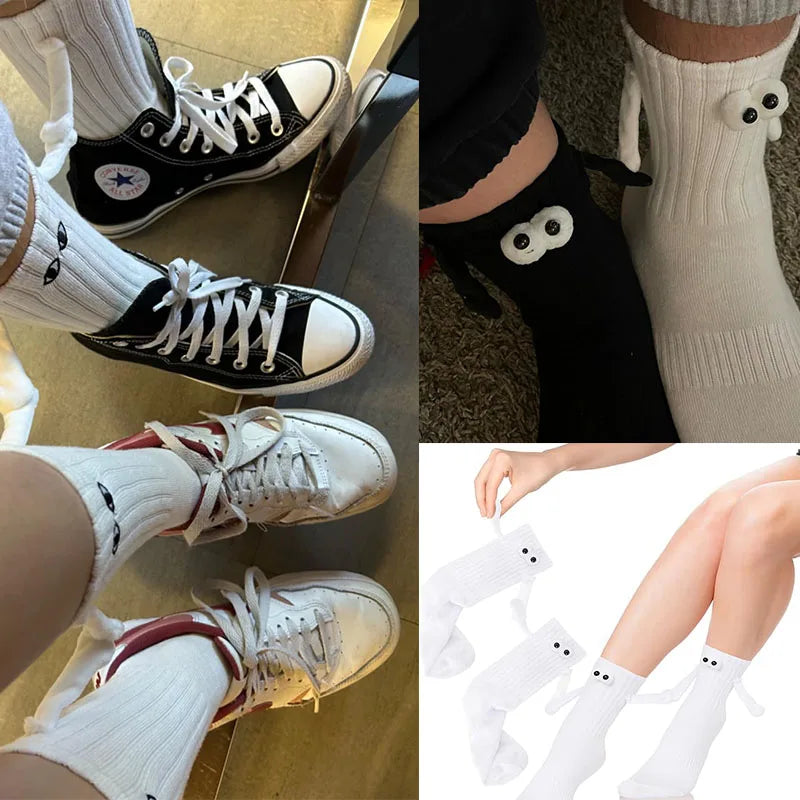 Fun Interactive Magnetic Hand Holding Socks
