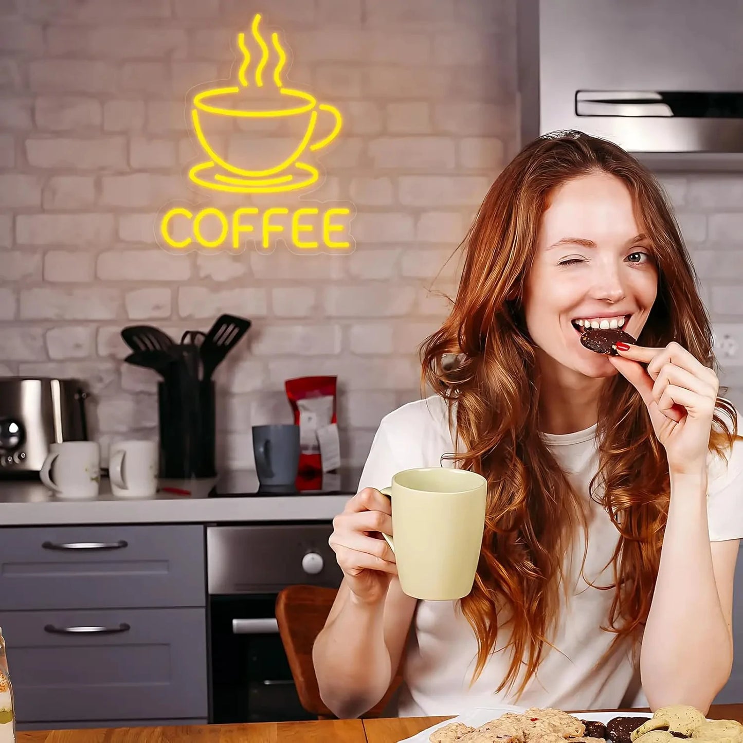 Coffee Lovers Light Up Sign