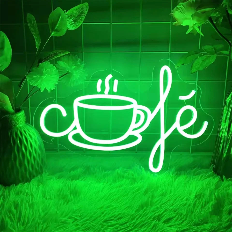 Coffee Lovers Light Up Sign