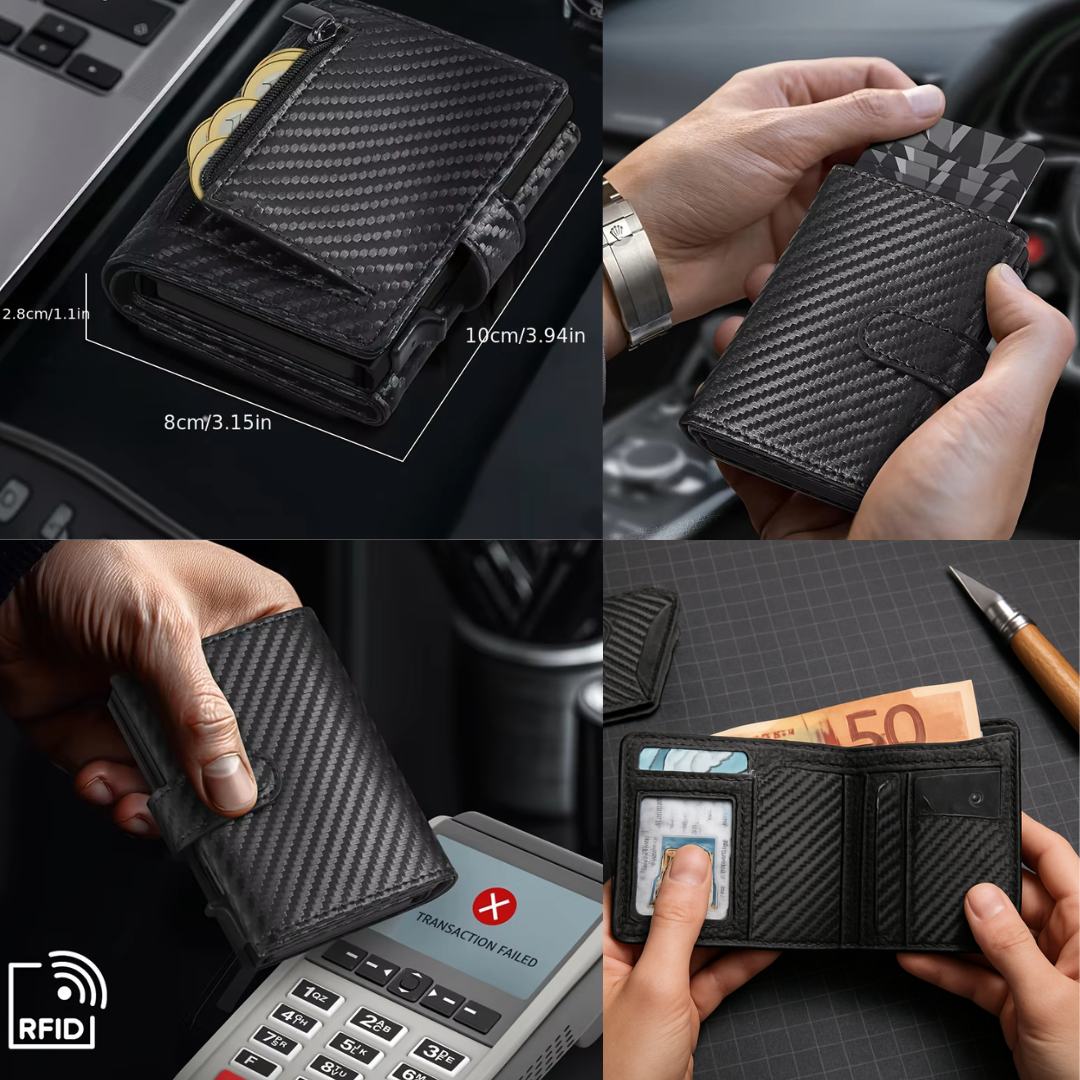 RFID Blocking & Anti-Skimming Wallet